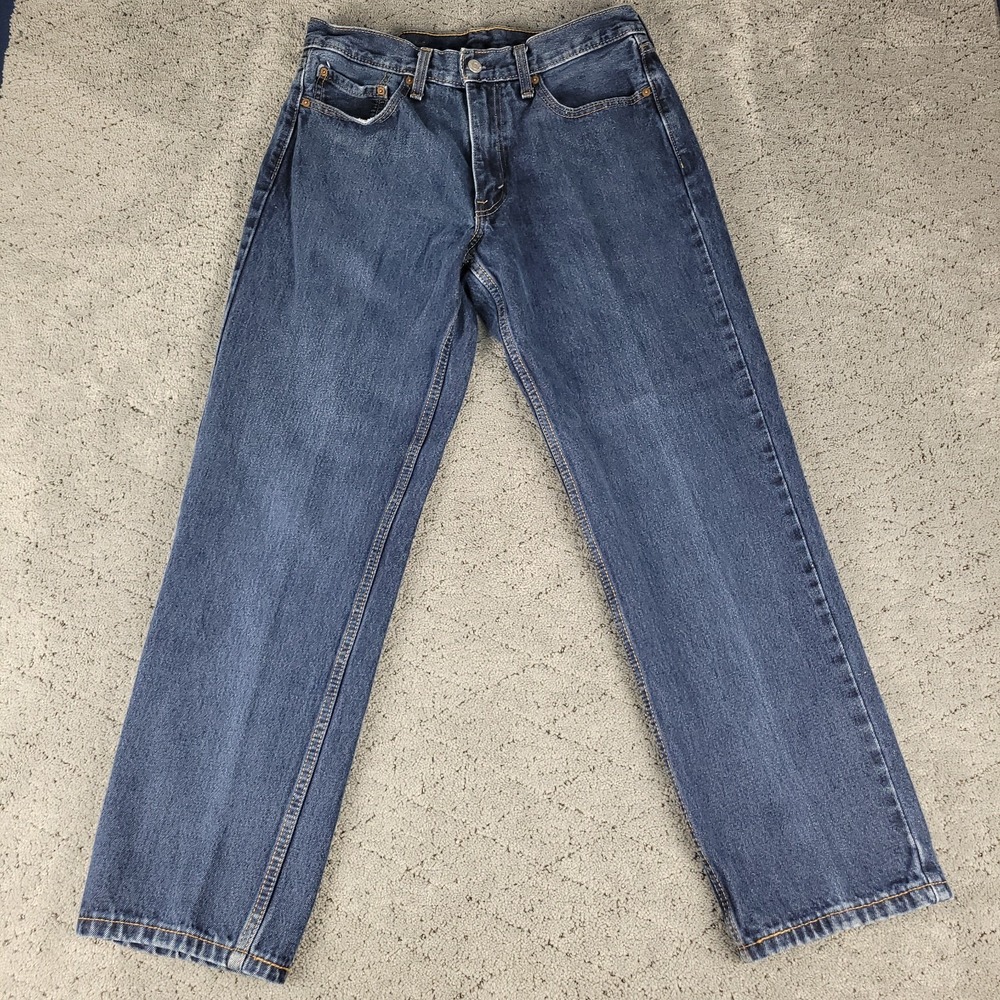 Levis 550 Jeans Mens 32x30 Blue Relaxed Fit‎ Straight Leg Dark Wash Workwear